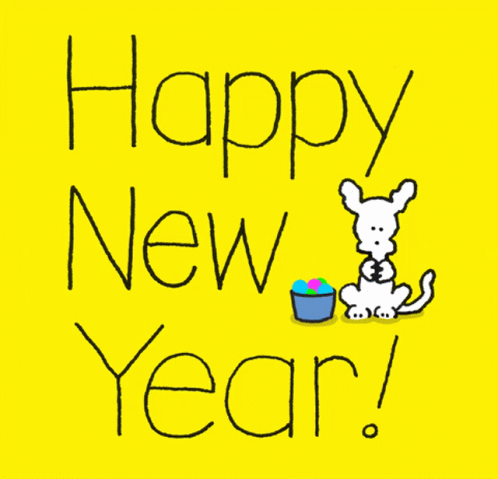 Happy New Year 2020 GIF - Happy New Year 2020 Dog - Discover & Share GIFs