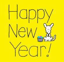 Happy New Year 2020 GIF - Happy New Year 2020 Dog GIFs