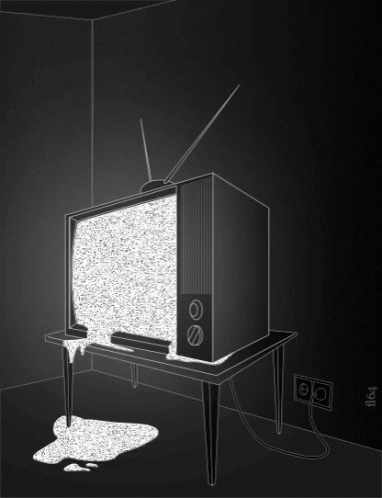 Tv Black And White GIF - Tv Black And White Aesthetics GIFs