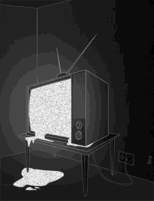 Tv Black And White GIF