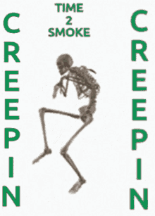 Still Creepin Time2smoke GIF - Still Creepin Time2smoke Skeleton GIFs