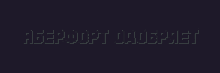 a black background with green letters that say abepfort
