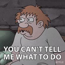 You Can'T Tell Me What To Do King Zøg GIF - You Can'T Tell Me What To Do King Zøg John Dimaggio GIFs