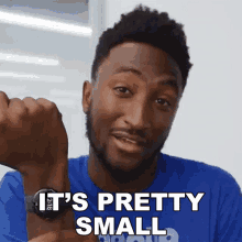 Its Pretty Small Marques Brownlee GIF - Its Pretty Small Marques Brownlee It Is Kinda Small GIFs