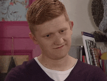 Chesney Looking Down And Smiling Coronation Street GIF - Chesney Looking Down And Smiling Coronation Street Corrie GIFs
