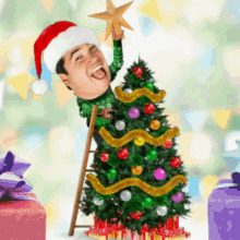 Dean Cain Xmas Tree Cartoon GIF - Dean Cain Xmas Tree Cartoon Christmast Tree GIFs