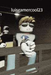 a cartoon character with the name luisgamercool23 on the bottom right