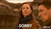 Sorry Molly Parker GIF - Sorry Molly Parker Maureen Robinson GIFs