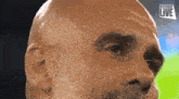 a close up of a man 's face with matchday live written on the bottom right