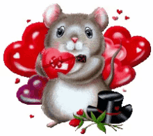 Mouse Love GIF - Mouse Love Wnk GIFs