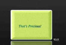 a piece of paper with the words that 's precious on it
