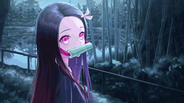 Nezuko Kamado Demon Slayer Kimetsu no Yaiba Art Wallpaper, HD Minimalist 4K  Wallpapers, Images and Background - Wallpapers Den