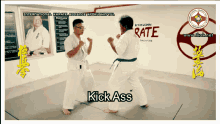 kick ass kick karate martial arts blocked