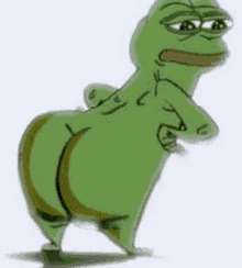Pepe Butt GIF - Pepe Butt Frog GIFs