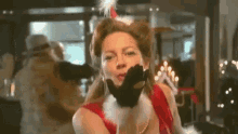 Amanda Peters Grotesco GIF - Amanda Peters Grotesco Julhälsningar GIFs