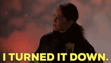 Station 19 Andy Herrera GIF - Station 19 Andy Herrera I Turned It Down GIFs