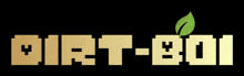 a logo for diet-boi with a green leaf on top