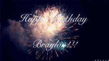 Happy Birthday Braylon GIF - Happy Birthday Braylon Fireworks GIFs
