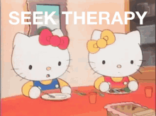 hello kitty therapy seek therapy wtf