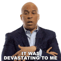 It Was Devastating To Me Cory Booker Sticker - It Was Devastating To Me Cory Booker Big Think Stickers