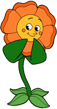 flowey cagney carnation cuphead dance dancing flower