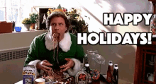 Happy Holidays GIF - Daholiday Elf GIFs
