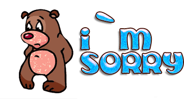 Im Sorry Sad Bear Sticker - Im Sorry Sorry Sad Bear Stickers