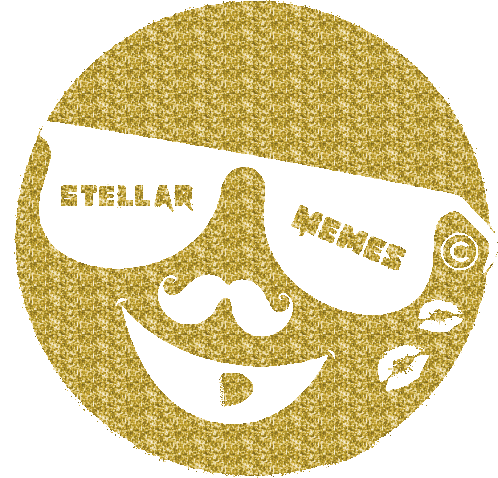 Stellar Smile Glitter Sticker - Stellar Smile Glitter Smiley Face Emoji Stickers