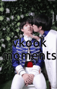 vkook moments kiss