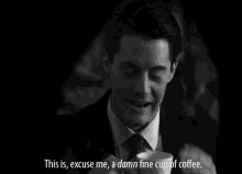 Damn Fine Cup Of Coffee GIF - Coffee Twin Peaks Agent Dale Cooper GIFs