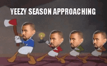 Kanye West Yeezy Season Approaching GIF - Kanye West Yeezy Season Approaching Sneaking GIFs
