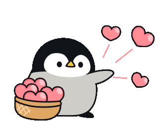 Penguins Penguin Sticker - Penguins Penguin Love Stickers