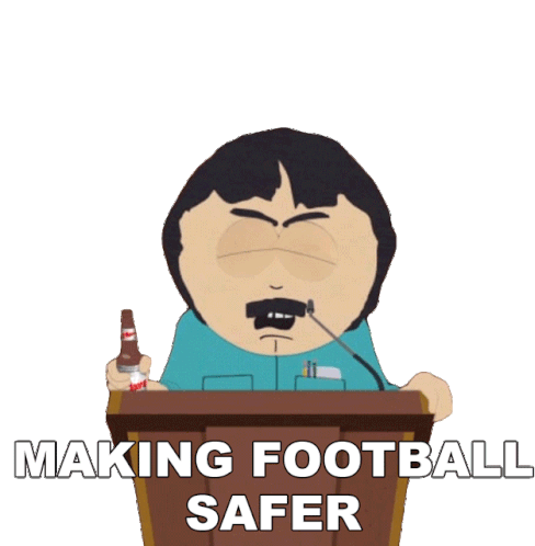 Making Football Safer Randy Marsh Sticker - Making Football Safer Randy Marsh South Park Stickers