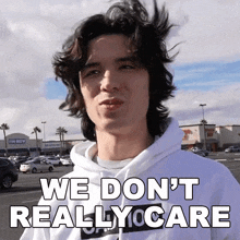 We Dont Really Care Benjamin Spande GIF - We Dont Really Care Benjamin Spande Lofe GIFs