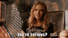 Youre Serious Tori Anderson GIF - Youre Serious Tori Anderson GIFs