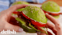 Avocado Blt GIF - Delish Burger Blt GIFs