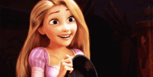 When A Cute Guy Compliments My Outfit. GIF - Rapunzel Excited Happy GIFs