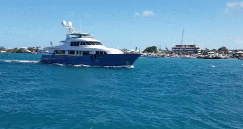 richest man on yacht gif