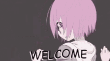 Anime Welcome GIF