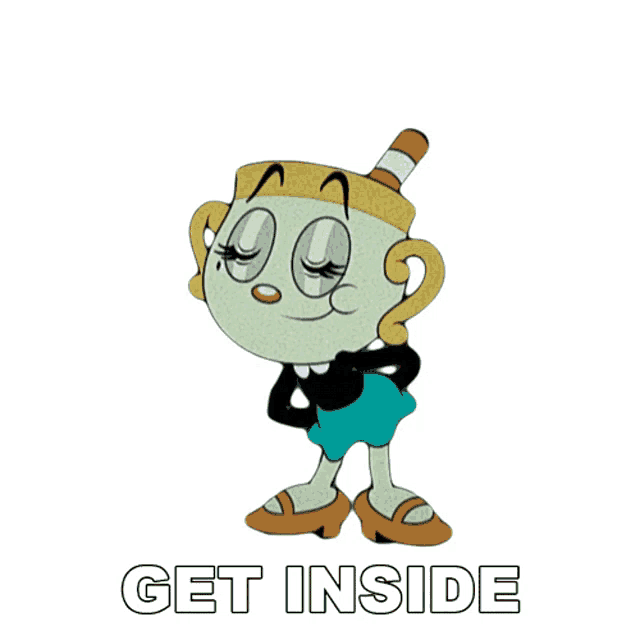 ms chalice - Cuphead And Mugman - Sticker