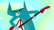 Kitty Is Not A Cat Rock Band GIF - Kitty Is Not A Cat Rock Band Electric Guitar GIFs