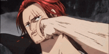 shanks one piece shanks punch one piece film red film red