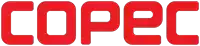 the word copec is written in red letters on a white background