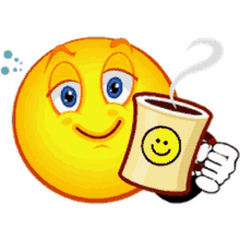 emoji smiley cute coffee cup