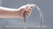 faucet is