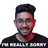 Im Really Sorry Amal Gopal Sticker - Im Really Sorry Amal Gopal Gadgets One Malayalam Tech Tips Stickers
