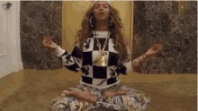 Beyonce Yoga GIF
