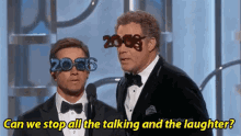 Cut The Chatter GIF - Mark Wahlberg Will Ferrell Can We Stop All The Talking And The Laughter GIFs