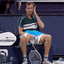 Daniil Medvedev In Shock GIF - Daniil Medvedev In Shock Tennis GIFs