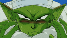 a close up of a cartoon character with the time 9:16 on the bottom